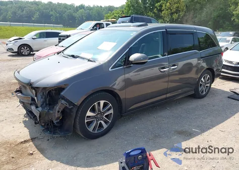 2015 Honda Odyssey Touring/Touring Elite from USA, damaged, VIN 5FNRL5H90FB065424